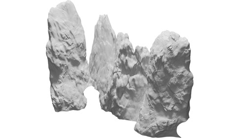 Decorazione roccia angolare - roccia,