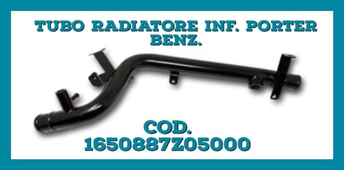 Tubo acqua radiatore piaggio - tubo,