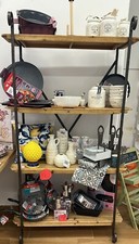 Scaffale Legno Ferro