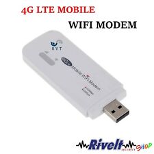4G LTE MOBILE ROUTER WIFI CHIAVETTA INTERNET PER SIM DATI ATTACCO USB 