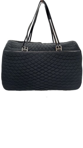 Borsone trapuntato bally nero - trapuntato,