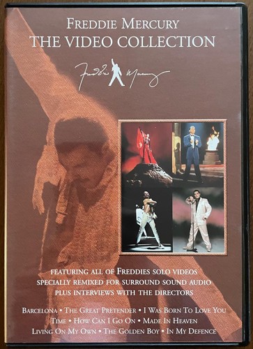 Dvd freddie mercury the video - dvd, mercury-the