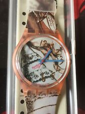 Orologio da polso SWATCH Gent MASQUERADE (GP105)-medievale/maschera/NUOVO/NOS-Svizzero-28/19