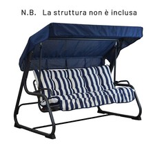 Ricambio cuscini per dondolo - cuscini,