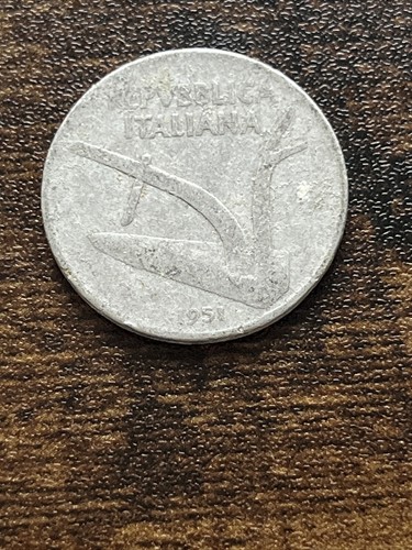 1951 italia lire alluminio - 10,