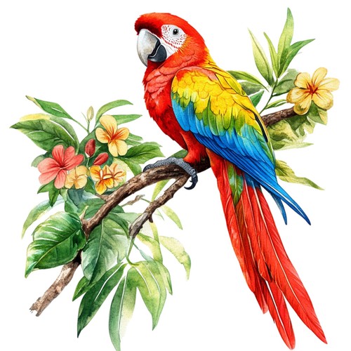 Adesivi pappagallo - adesivi,
