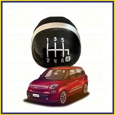 POMELLO LEVA CAMBIO PER FIAT 500L 500 L IMPUGNATURA 6 MARCE MANOPOLA RETRO BASSA