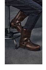 Scarpe uomo stivali fatti a