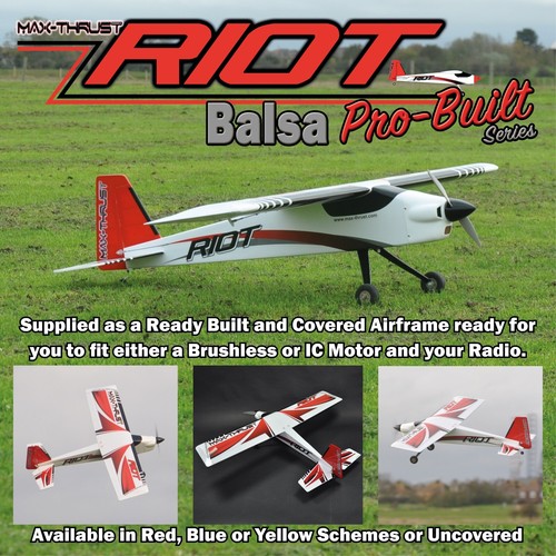 Max thrust pro built balsa - pro-built,