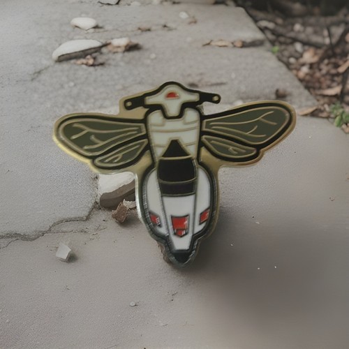 Vespa scooter pin badge wasp - badge,,