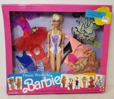 DREAM WARDROBE BARBIE DOLL & FASHION GIFT SET 1991 MATTEL 3331 NRFB