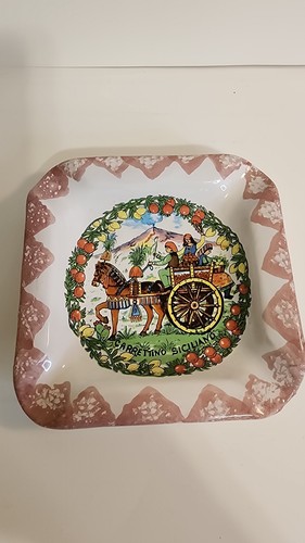 Piatto souvenir ceramica