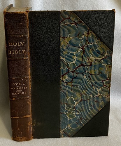 Antique holy bible vol - holy,