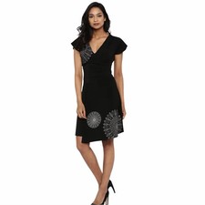 Desigual Day Dress in Black