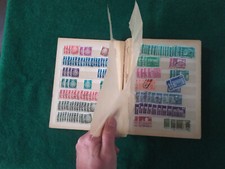 Album filatelico vecchio con fogli staccati Lotto Francobolli Ddr-da controllare