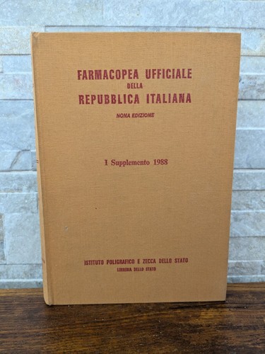 Farmacopea ufficiale della - ufficiale,