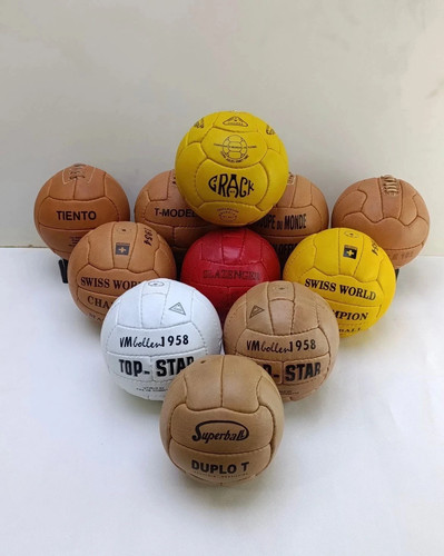 Storico set calcio pelle - in,