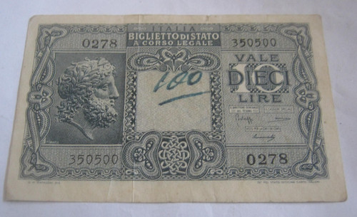 Italy lire 1944 - lire, /