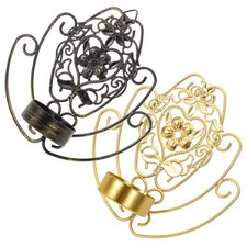  2 Pcs Sconce Da Parete Decorativo Prononi Murali in Ferro Battuto