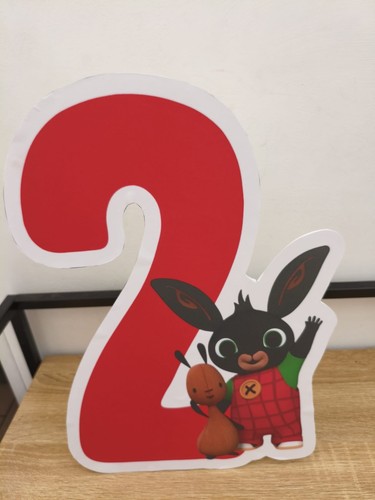 Sagoma bing numero rosso - numero, 2