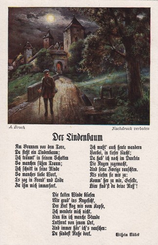 Cartolina artista lindenbaum - cartolina,
