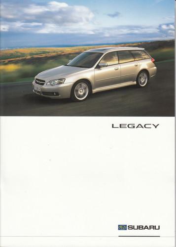 Brochure subaru outback 03 - brochure, 12/03