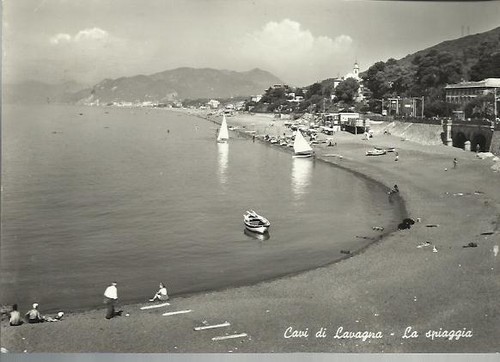 Vecchia cartolina cavi di - vecchia,