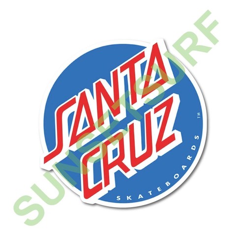 Adesivo skate con - , santa