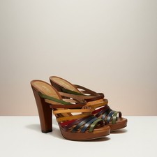 FENDI Mules platform con