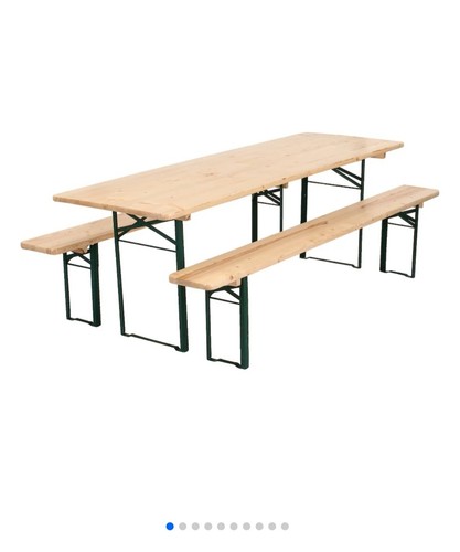 Set birreria pieghevole - , tavolo