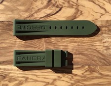 PER PANERAI CINTURINO GOMMA 24