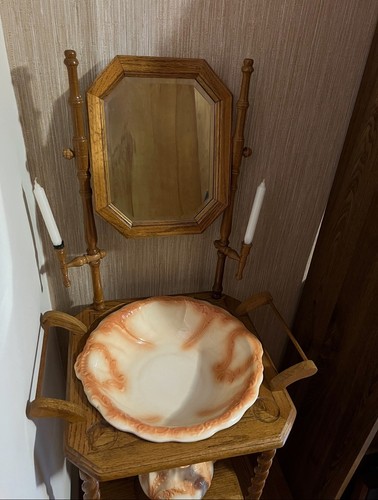 Antico lavabo con supporto - , in