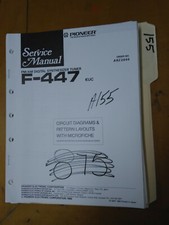 Pioneer F-447 Manuale di