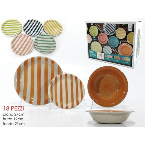 Servizio piatti pezzi in - 18,
