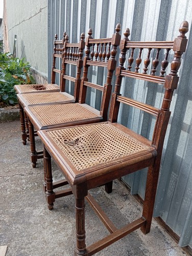 Set sedie legno di rovere - 4,