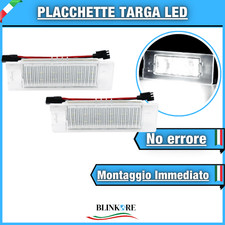 COPPIA PLACCHE TARGA FULL LED