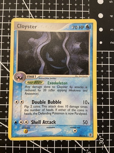 Carta pokémon cloyster - carta, 20/112