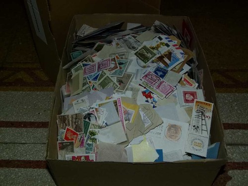 Grossa scatola francobolli - grossa,