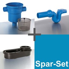 Kit filtro pioggia RVF DN 100 senza offset altezza - filtro acqua piovana set completo