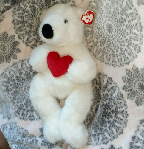 Peluche orso bianco vintage - , ty