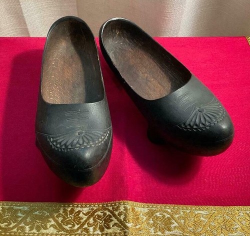 Zoccoli vintage legno - zoccoli,