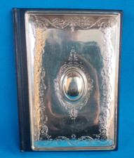 Agendina telefonica in lastra d'argento STERLING  - VINTAGE -  17 cm x 13 cm