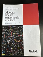 Libro universitario (algebra lineare e geometria analitica)