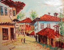 Dipinto ad olio paesaggio