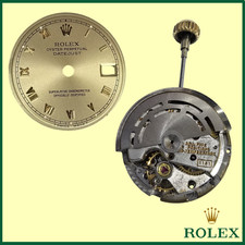 Rolex - Movimento 1161 + Quadrante + Albero di carica + corona in Oro