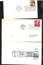 1940- U.S. COMEM FDC Mix di 3