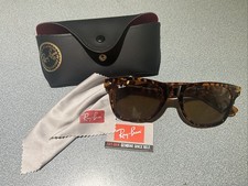 OCCHIALI DA SOLE RAY-BAN RB2140 ORIGINALI WAYFARER MONTATURA TARTARUGA MADE IN ITALY OMAGGIO SH