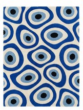 Tappeto moderno blu | Tappeto