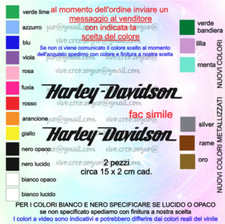 COPPIA ADESIVI HARLEY DAVIDSON