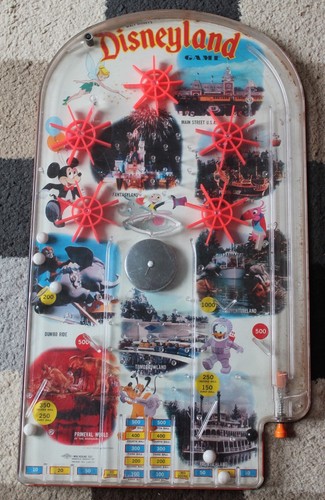 Disneyland vintage pinball - disneyland,